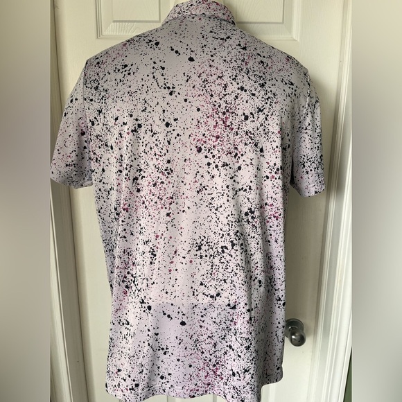 Mens Adidas Jacquard Golf Polo Shirt XL Like NEW - Picture 2 of 9